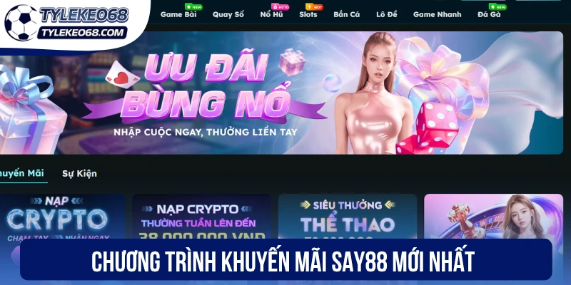 Chương trình khuyến mãi Say88 mới nhất